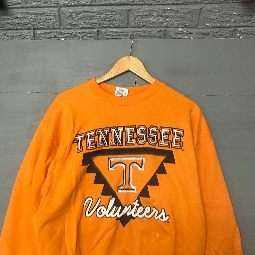 Vintage Tee Jays‎ Tennessee Volunteers Sweatshirt XL Orange Made in USA 90s NCAA